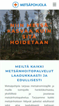 Mobile Screenshot of metsapohjola.com